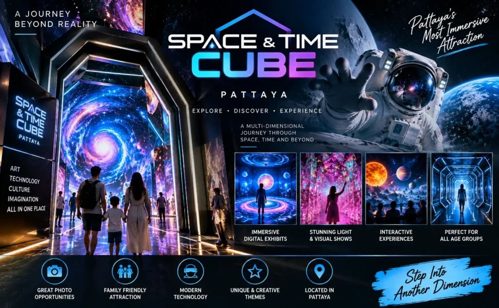 Space & Time Cube Ticket in Pattaya