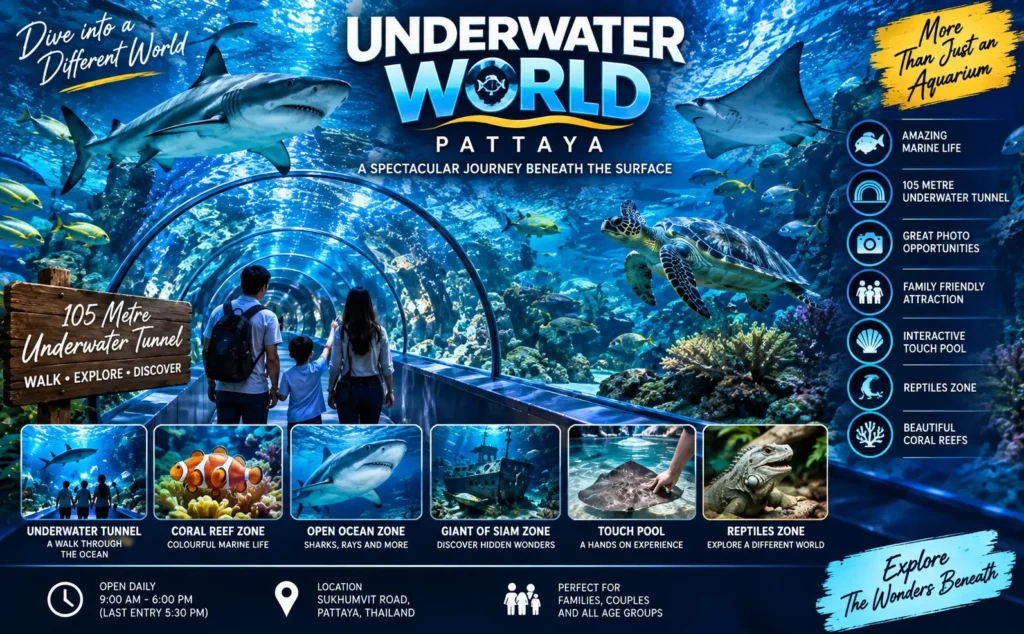 Underwater World Pattaya –Experience